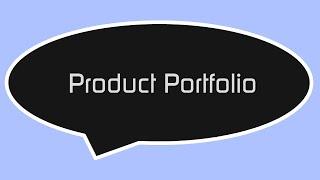 Product Portfolio - Higher Business Management