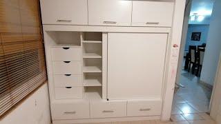 Closet con puertas corredizas