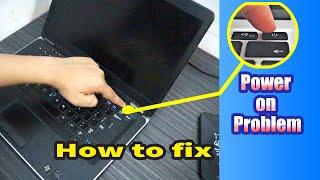 How to fix, Dell Laptop not power on. Laptop Power On problem, PC Solution