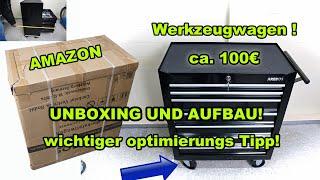 Werkzeugwagen von Amazon im Test - Erfahrungsbericht! | AREBOS | + wichtiger Optimierung´s Tipp!