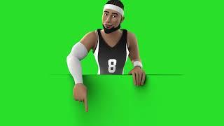 3D Basketball Magic: Green Screen Animated Action| #copyrightfree #greenscreeneffects #royaltyfree