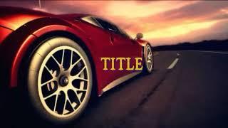 New Hightech car racing intro template 3D after effects