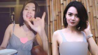 tiktok wika salim efek dirumah aja, bikin gagal fokus netizen