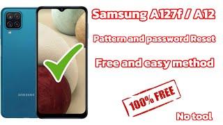 Model:A127F Samsung A12 Hard Reset Pattern and password Remove 