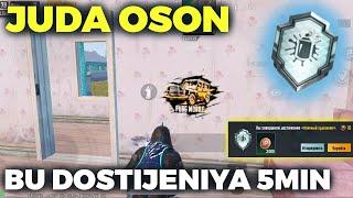 УЛИЧНЫЙ ХУДОЖНИК DOSTIJENIYASINI OSON BAJARISH USULI / PUBG MOBILE MISSIYALAR