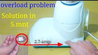 Mixer grinder overload switch not working how can solve/Mixer grinder overload switch problem
