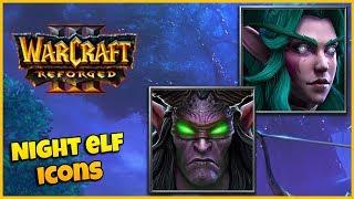 Night Elf Icons - Side by Side Comparisions | Warcraft 3 Reforged Beta