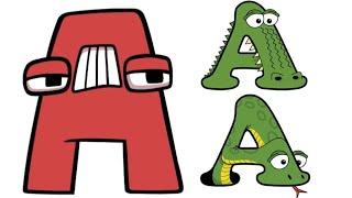 ALPHABET LORE | ANIMALS START WITH LETTER "A" #alphabetlore