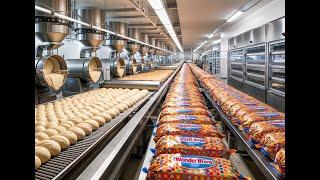 How Wonder Bread Is Made In The Factory | Factory Process Engineering