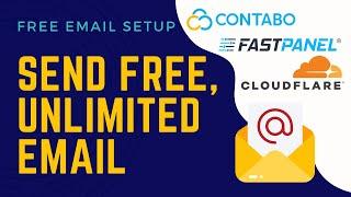 Free Email Setup With FastPanel, Contabo VPS and Cloudflare | Send Free Unlimited Emails