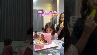 KELUCUAN LEIKA TIUP LILIN KIRA KIRA SIAPA YANG ULTAH YA? #trending #viralvideo #lucu