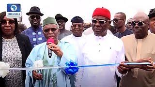 Gov Wike, El-Rufai Commissioning Of Eneka-Igbo Etche Link Road