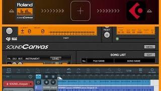 Roland Sound Canvas, Audiobus, Cubasis for iPad, Lets Compose