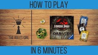 How to Play Jurassic Park Danger! in 6 Minutes - The Rules Girl