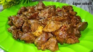 Wajib recook!!!Resep ati ampela kecap yg bikin lahap makan.