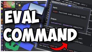 [NEW] - Discord Bot EVAL Command! || Discord.js V14