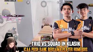 Trio Vs Squad In Klasik !! Icaa Push Rank Bersama Thanukk & Sancorn | Pubg Mobile