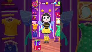 Cute Bee Makeup My Talking Angela 2 #shorts #mytalkingangela2