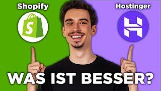 Shopify vs Hostinger: Welcher Onlineshop Baukasten ist Besser? (2024)