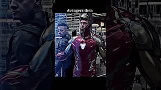 Avengers now vs then #avengers #mcu #shorts