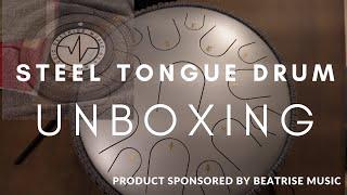 Steel Tongue Drum Unboxing - provided by Beatrise Music