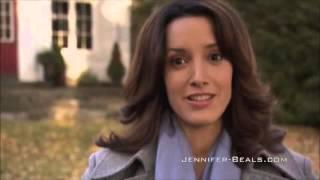 Jennifer Beals on location The Night Before the Night Before Christmas