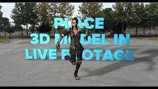 Motion Tracking to Place 3D Model in Live Footage - Cinema 4D Tutorial