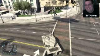 GTA V Online - Playing with Tanks going Airborne! #2