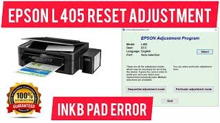 Epson L405 Adjustment Program Free Download | 2023 || How to Reset Epson L405 with Resetter