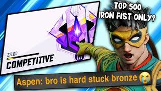 Carrying in Marvel Rivals RANKED With Iron Fist...