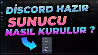 2 DAKİKA 'DA HAZIR DİSCORD SUNUCUSU KURMA!? 2021 | Template Discord Bot 