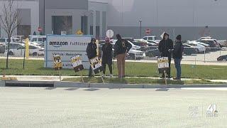 Kansas City-area Teamsters Union members join nationwide strike against Amazon