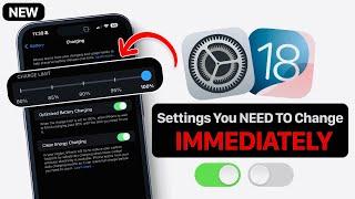 iOS 18 - Settings You NEED Change IMMEDIATELY!