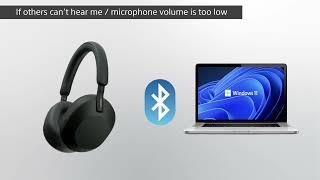 No sound or microphone issues after pairing Sony headphones to Windows 11 Computer