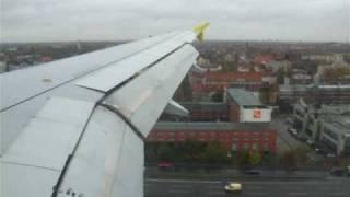 Germanwings A-319 Landing Berlin-Tempelhof 30.10.2008