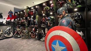 2022 statue collection room tour.      Over 100 + statues / busts / props and more!!