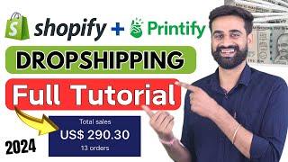 Shopify + Printify Dropshipping Tutorial | Earn Money From Dropshipping | Dropshipping For Beginners