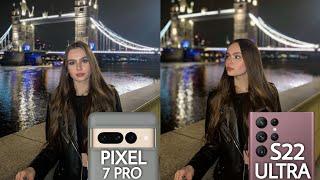 Google Pixel 7 Pro VS Samsung Galaxy S22 Ultra Night Mode Camera Comparison