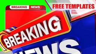 Top 10 Free Breaking News Green Screen Templates 2024