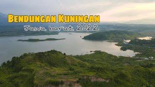 Bendungan Kuningan Jawa barat dari ketinggian, video Drone 2022