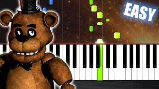 Five Nights at Freddy's Song - EASY Piano Tutorial by PlutaX - Synthesia