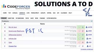 Codeforces Round 772 (Div 2) Solutions for problems A, B, C, and D