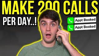 What is takes to make 200 cold calls per day (wholesale real estate))