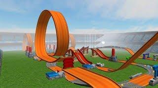 HOT WHEELS TRACK BUILDER GAME Torque Twister / Twinduction Sets Gameplay Video