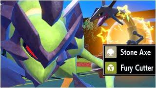 ~EPIC KLEAVOR SWEEP~ Sharpness FURY CUTTER Stone Axe Moveset Pokemon Scarlet Violet