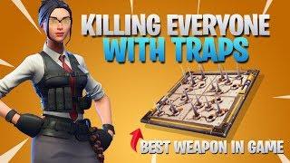 Killing Everyone With Traps (Fortnite Battle Royale)