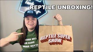 UNBOXING REPTILES FROM REPTILE SUPER SHOW LOS ANGELES 2022