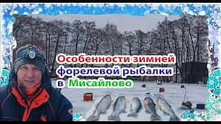 Особенности зимней форелевой рыбалки в Мисайлово. Ух и набегался за сработками)))