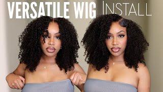 NEW FAVE WIG! M-CAP PRE-BLEACHED LOW COST CURLY WIG | SIDE PART OR MIDDLE PART | ft. CurlyMe Hair