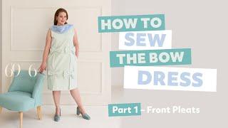 How to Create the Front Pleats | 69-6 Step-by-Step Sewing Tutorial Part 1